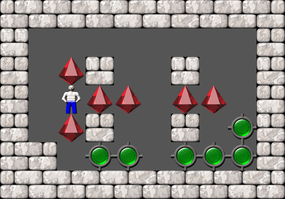 Сокобан More Bugs collections уровень 732
